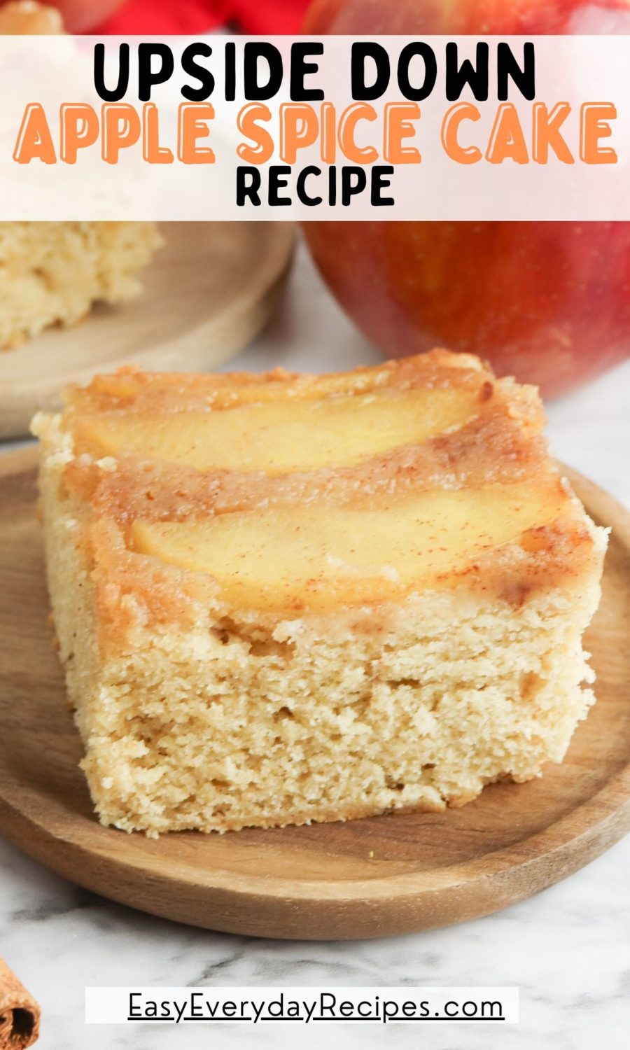 Upside down apple pie cake recipe.