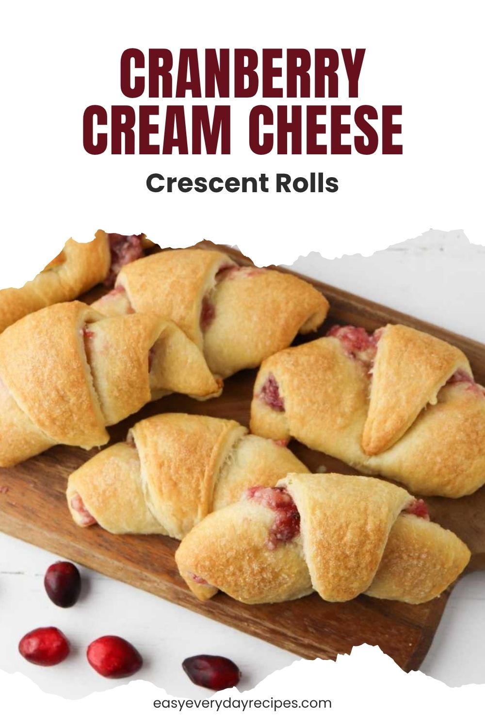 Cranberry Cream Cheese Crescent Rolls 14 Cranberry Cream Cheese Crescent Rolls pin