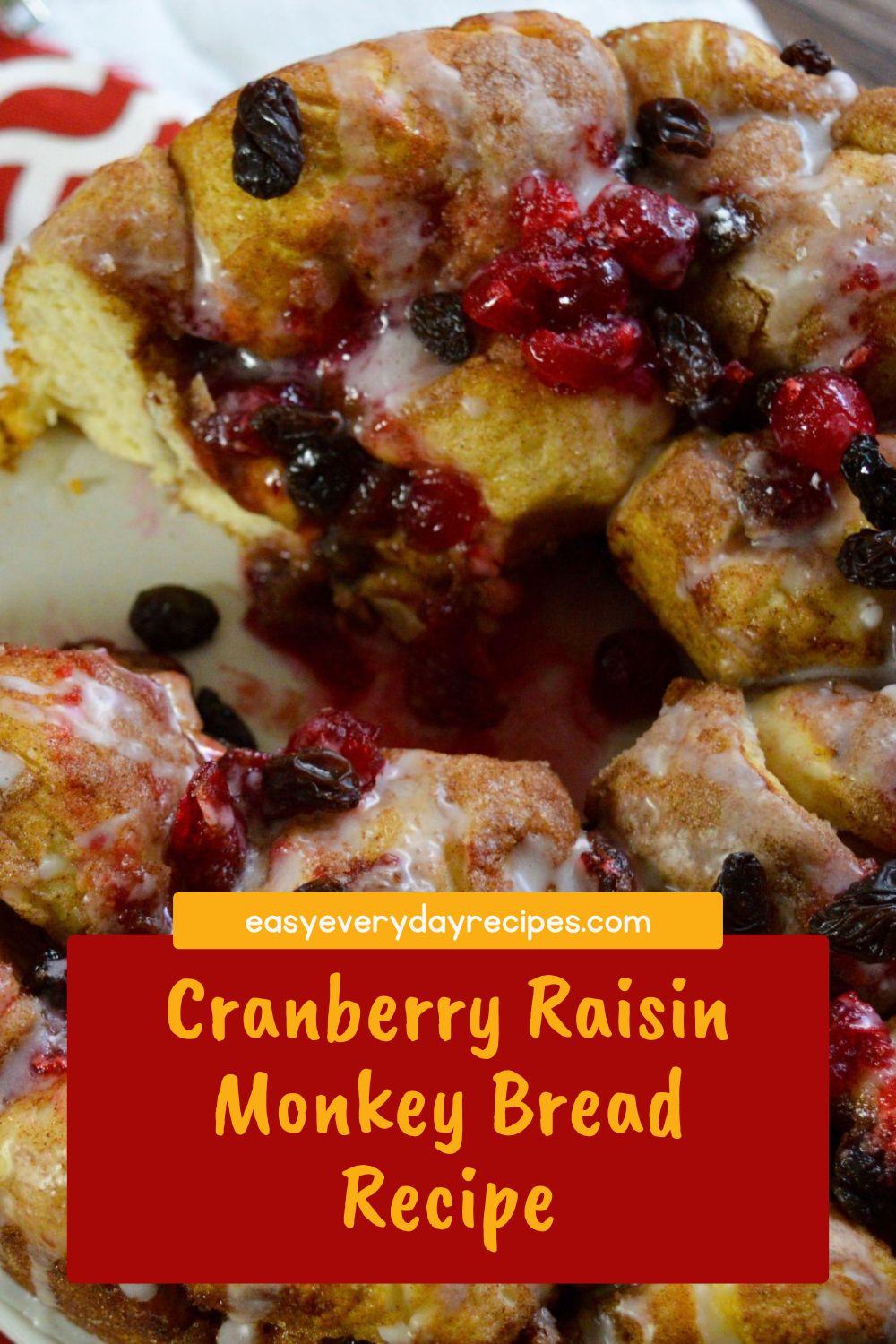 Cranberry Raisin Monkey Bread Recipe 14 Cranberry Raisin Monkey Bread Recipe pin 2