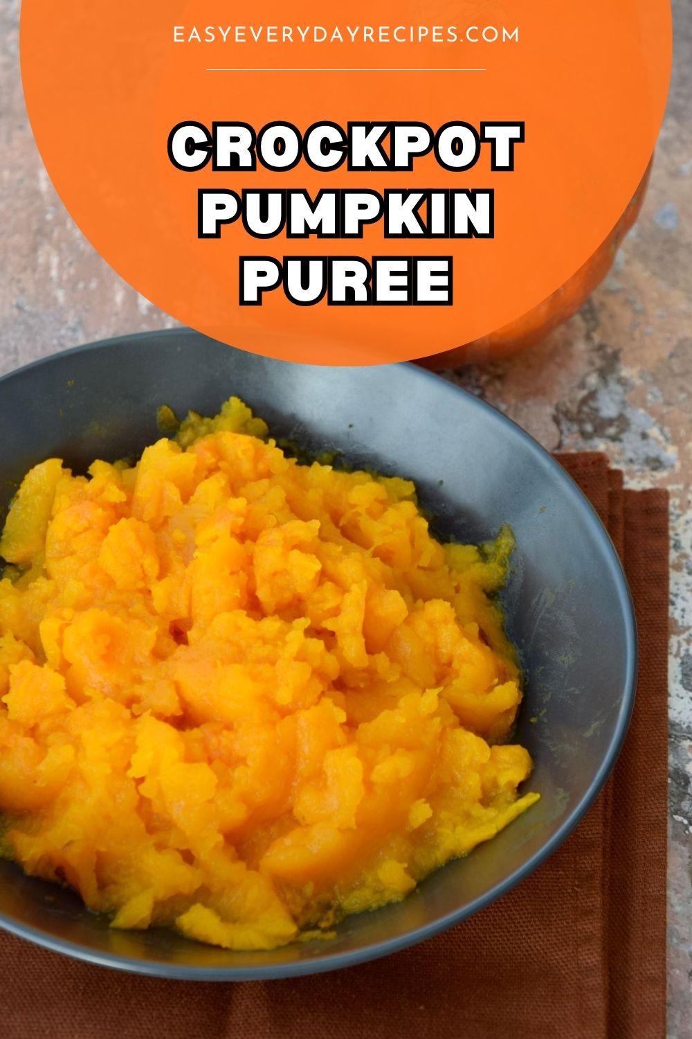 Slow Cooker Pumpkin Puree 18 Crockpot Pumpkin Puree pin