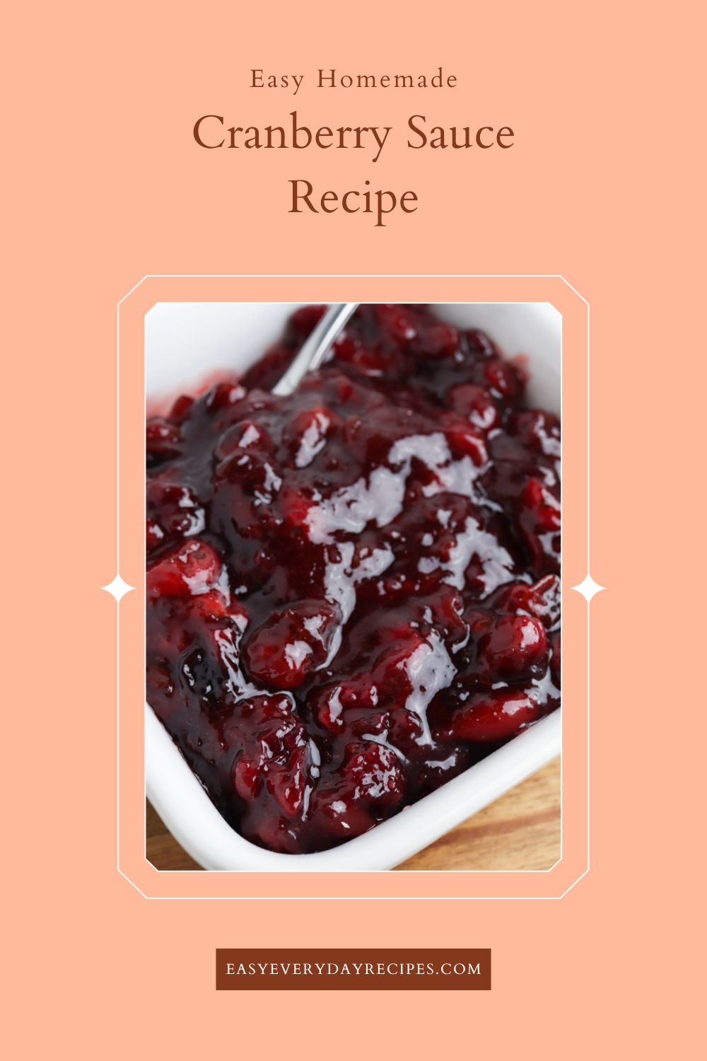 Easy Homemade Cranberry Sauce Recipe 12 Easy Homemade Cranberry Sauce Recipe pin 3
