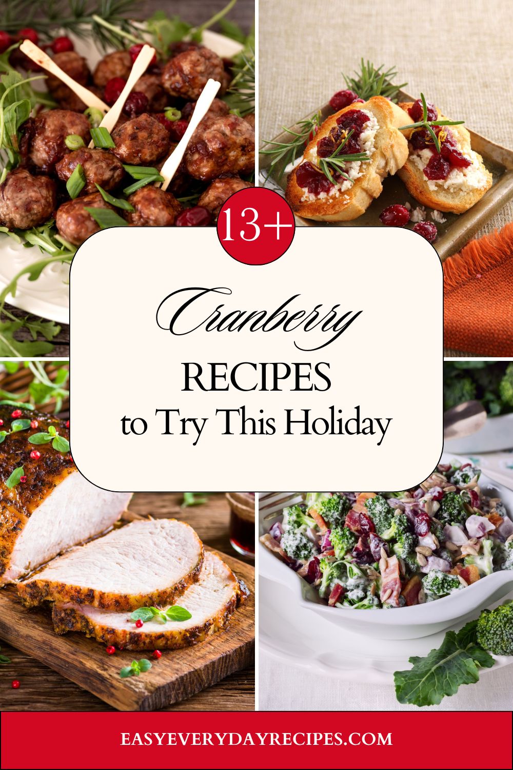 13+ Cranberry Recipes to Try This Season 10 13 Cranberry Recipes to Try This Holiday pin