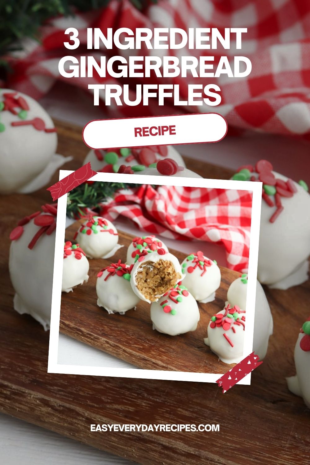 3 Ingredient Gingerbread Truffles 9 3 Ingredient Gingerbread Truffles pin