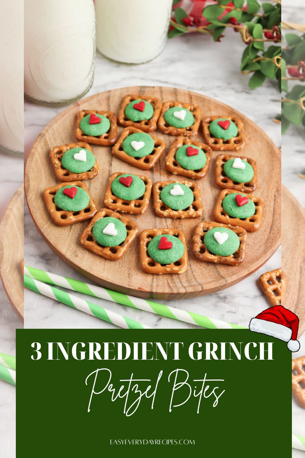 3 Ingredient Grinch Pretzel Bites 10 3 Ingredient Grinch Pretzel Bites pin