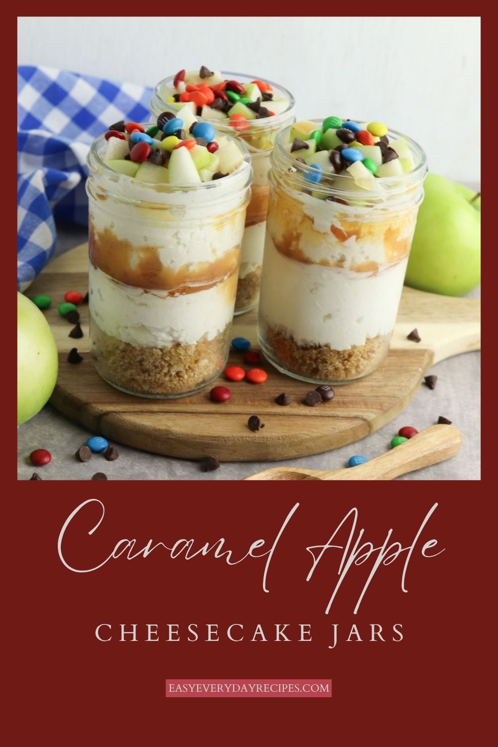 Caramel Apple Cheesecake Jars 13 Caramel Apple Cheesecake Jars pin