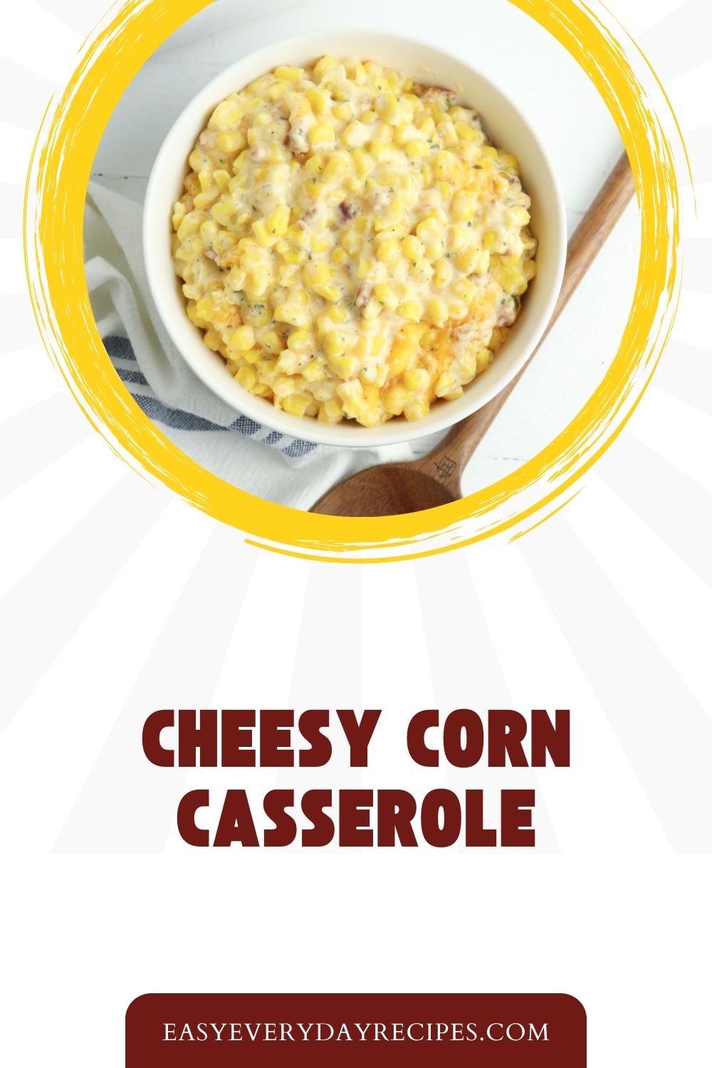 Cheesy Corn Casserole 13 Cheesy Corn Casserole pin 1