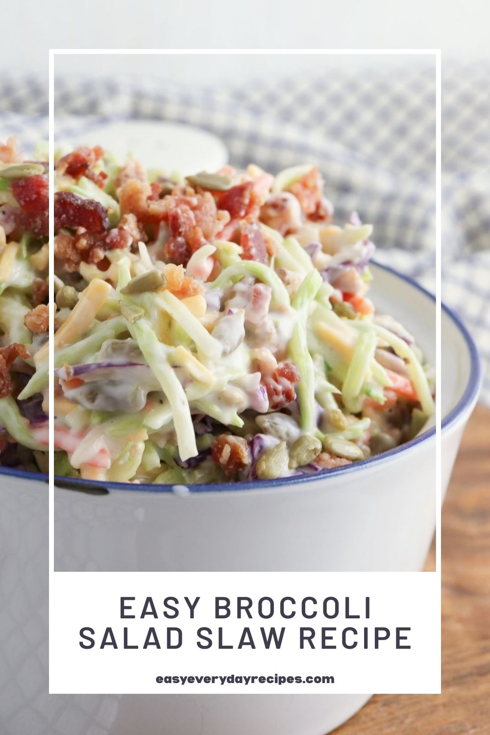 Healthy Broccoli Slaw Recipe 12 Easy Broccoli Salad Slaw Recipe pin