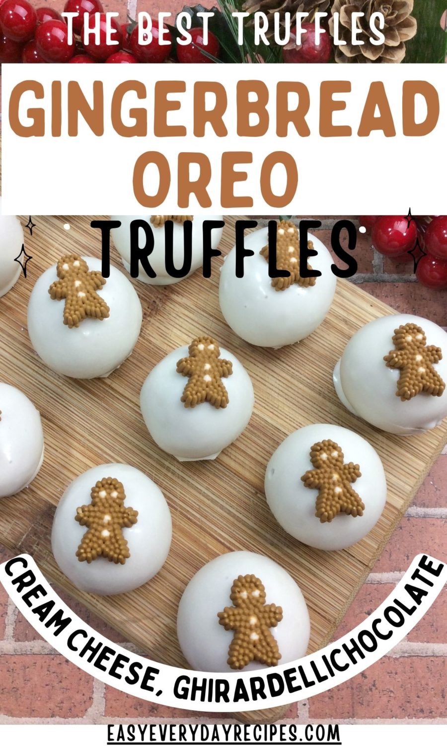 The best truffles gingerbread oreo truffles.