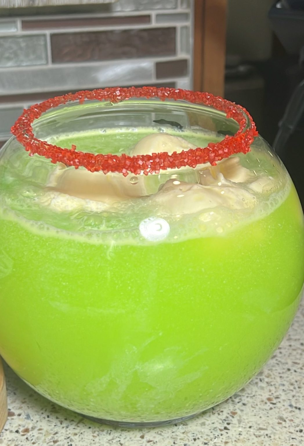 Grinch Ice Cream Float Recipe Easy Everyday Recipes