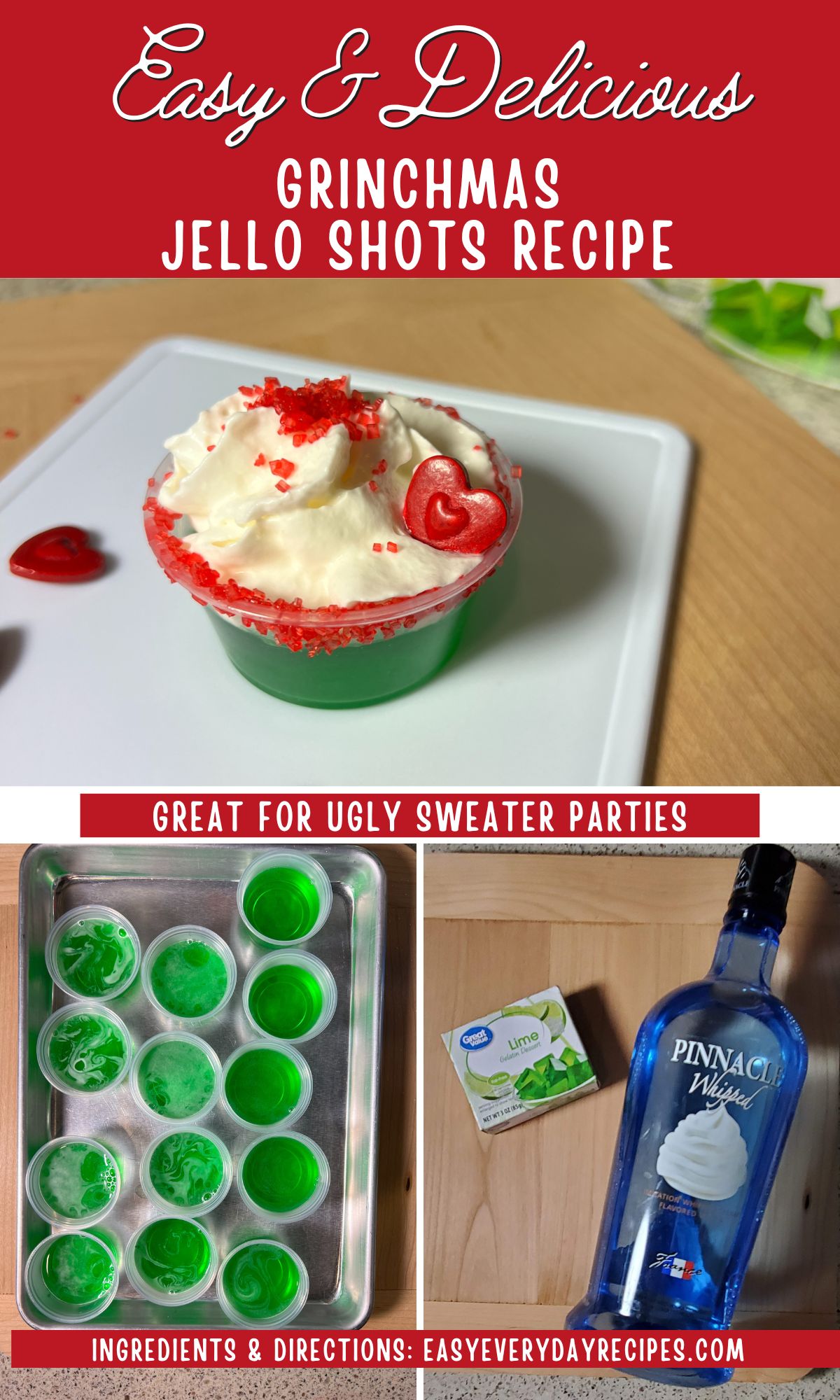Grinch Jello Shots | Easy Everyday Recipes