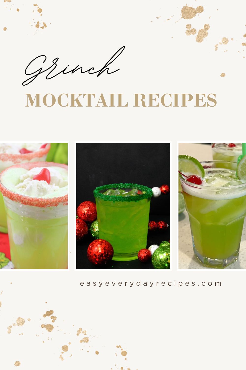 Grinch Mocktail Recipes 7 Grinch Mocktail Recipes pin