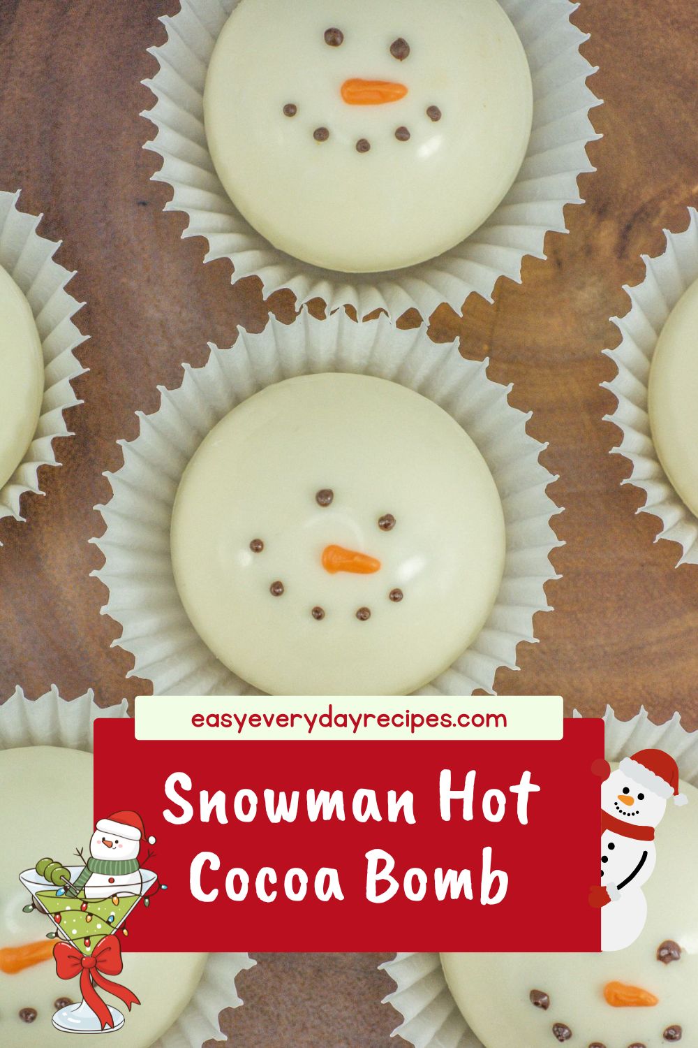 Snowman Hot Cocoa Bomb 12 Snowman Hot Cocoa Bomb pin 1