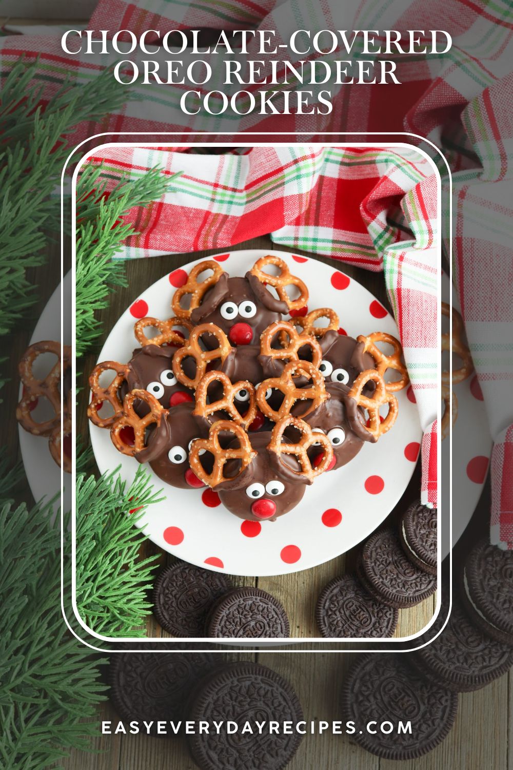 Chocolate-Covered Oreo Reindeer Cookies 14 Chocolate Covered Oreo Reindeer Cookies pin