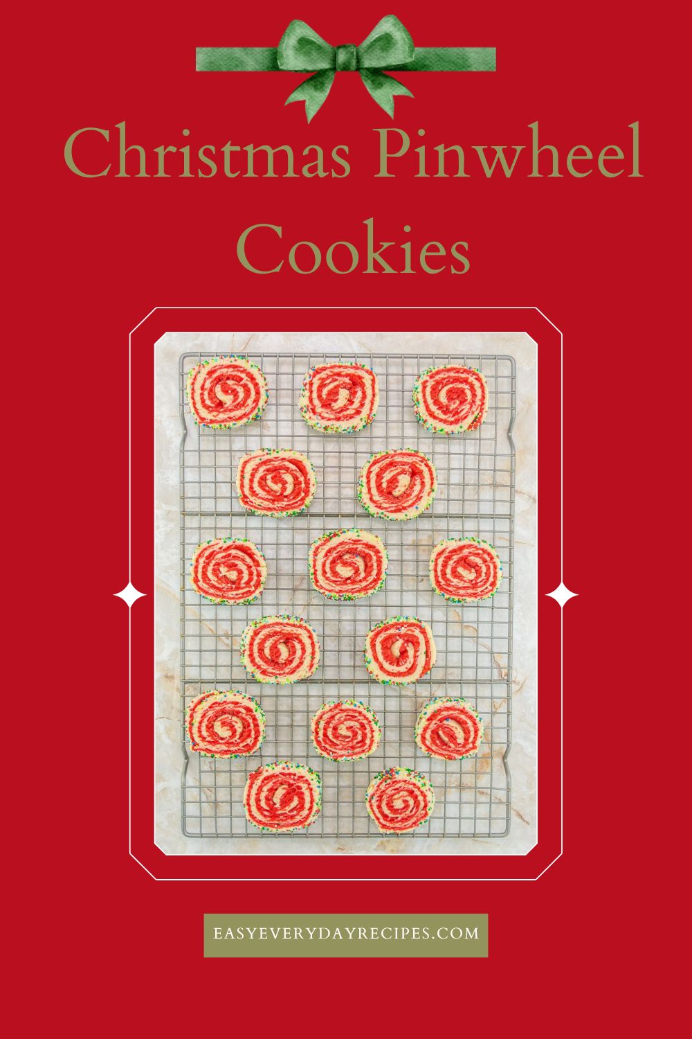 Christmas Pinwheel Cookies 15 Christmas Pinwheel Cookies pin 1