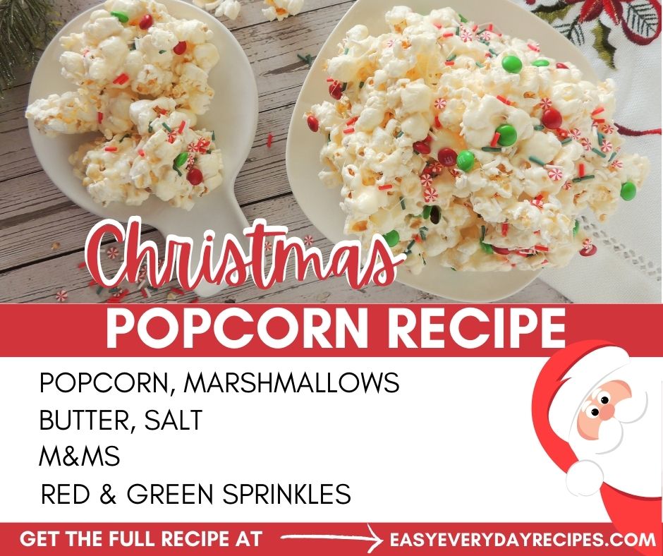 Christmas popcorn recipe is a delightful treat perfect for the holiday season. With a mix of festive flavors and colors, this easy-to-make snack is sure to be a hit at any Christmas party or gathering.