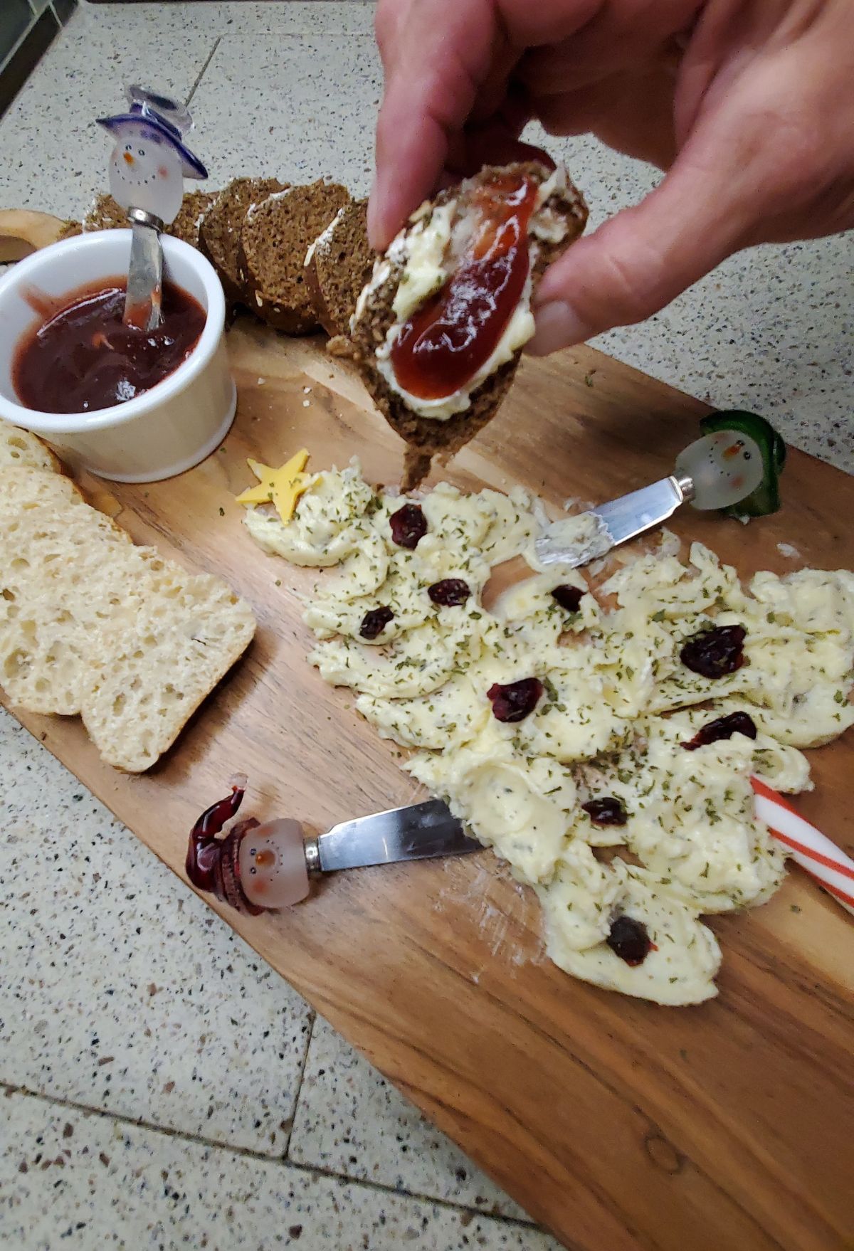 Christmas Tree Butter Board Easy Everyday Recipes