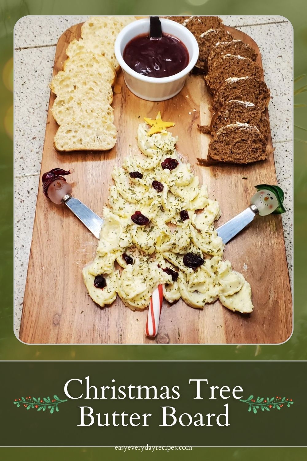 Christmas Tree Butter Board 17 Christmas Tree Butter Board pin 1