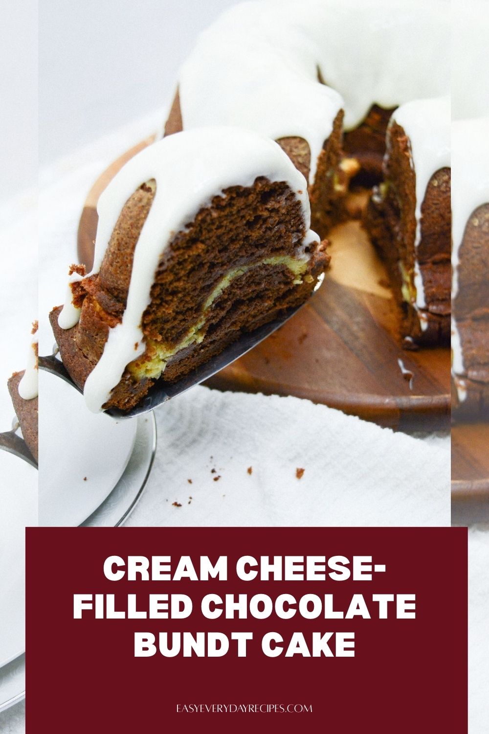 Best Chocolate Bundt Cake Recipe 19 Cream Cheese Filled Chocolate Bundt Cake pin 1