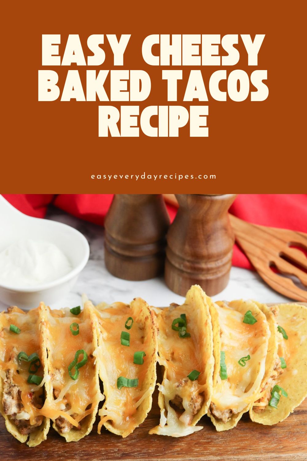 Easy Cheesy Baked Tacos Recipe 16 Easy Cheesy Baked Tacos Recipe pin 1
