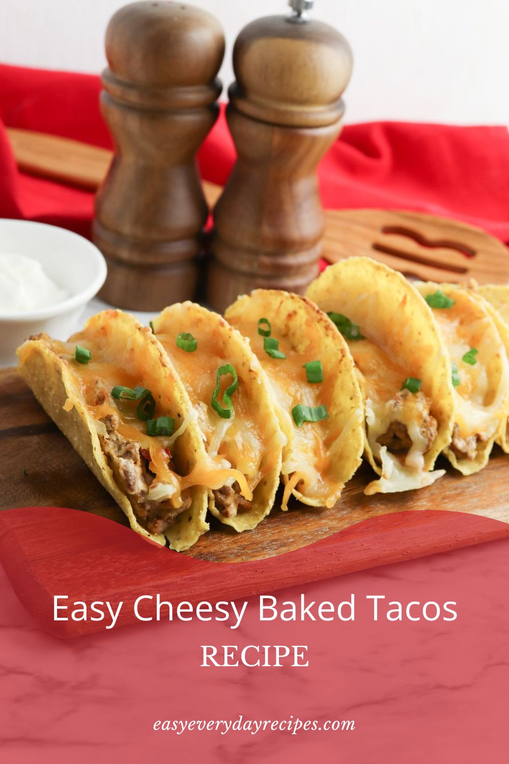 Easy Cheesy Baked Tacos Recipe 15 Easy Cheesy Baked Tacos Recipe pin