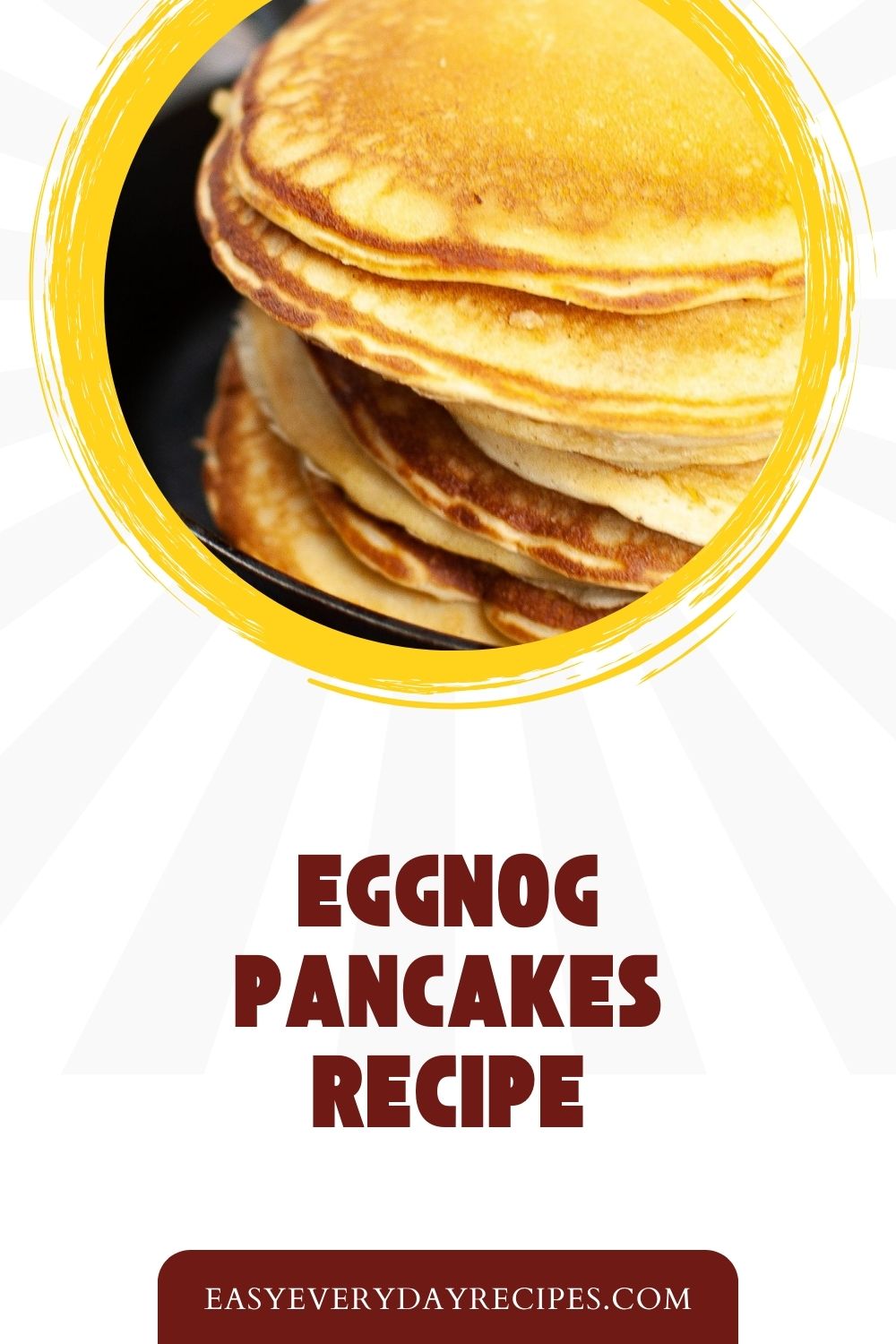 Eggnog Pancakes Recipe 11 Eggnog Pancakes Recipe pin 1