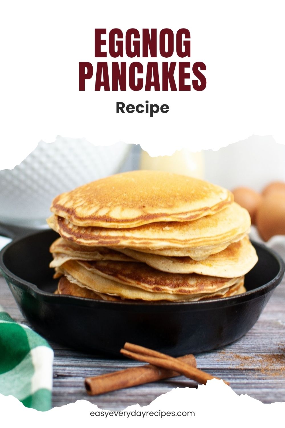 Eggnog Pancakes Recipe 10 Eggnog Pancakes Recipe pin