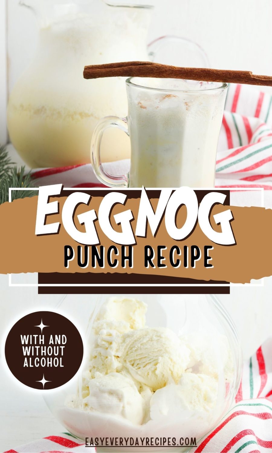 Eggnog punch recipe.