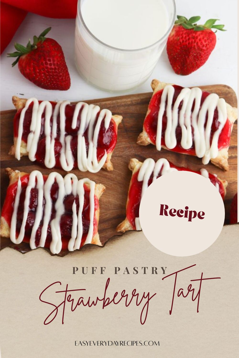 Puff Pastry Strawberry Tart 15 Puff Pastry Strawberry Tart pin