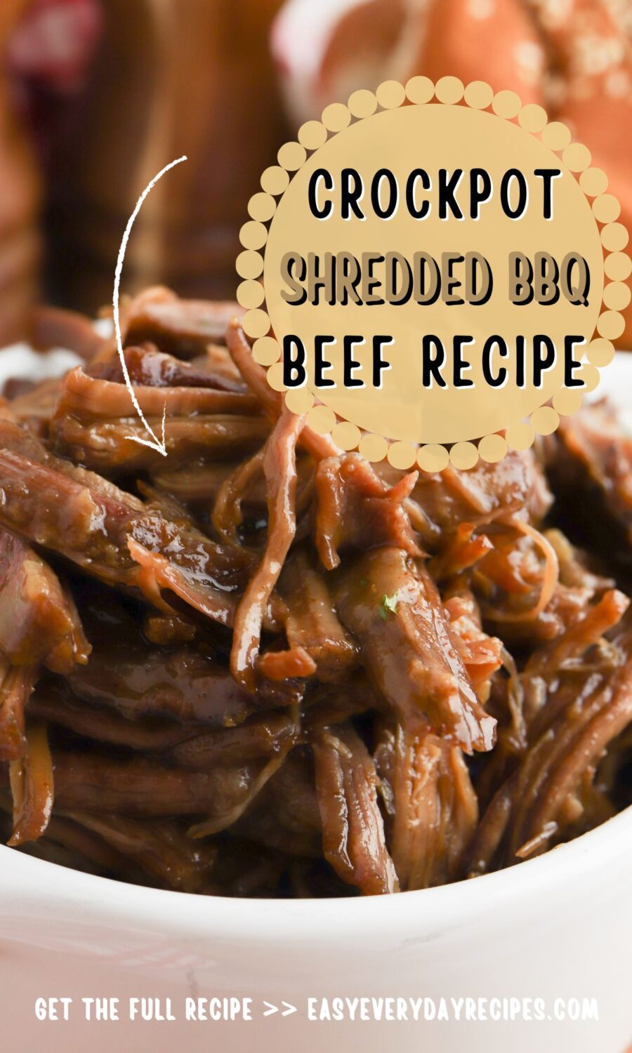 Crockpot shredded bbq beef recipe.