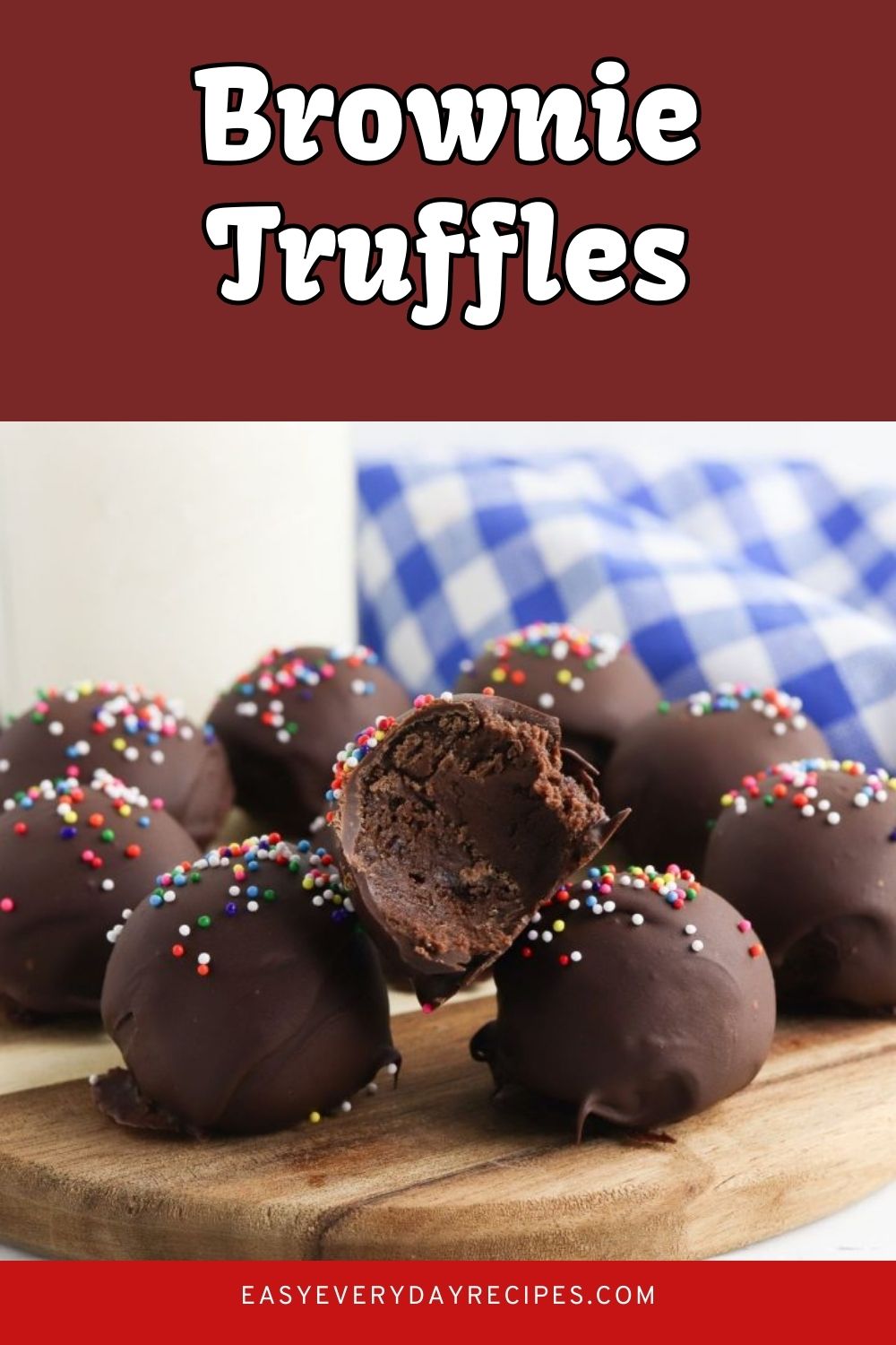 Brownie Truffles Recipe 14 Brownie Truffles pin