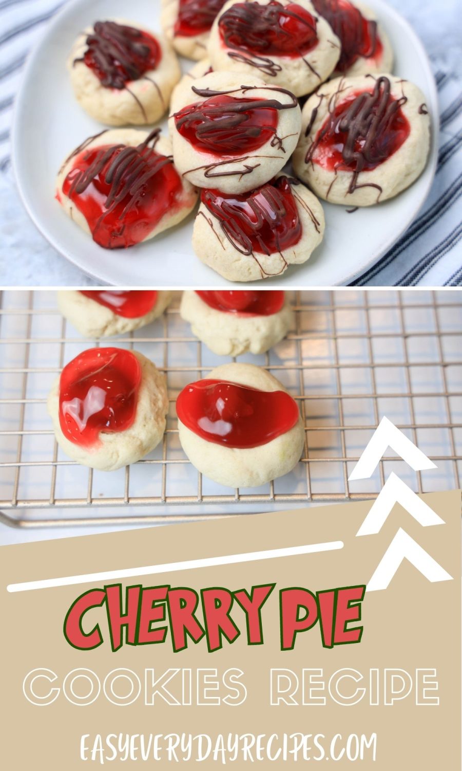Cherry pie cookies recipe.