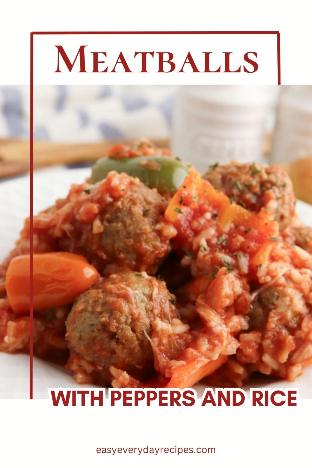 Meatballs with Peppers and Rice 15 Meatballs with Peppers and Rice pin