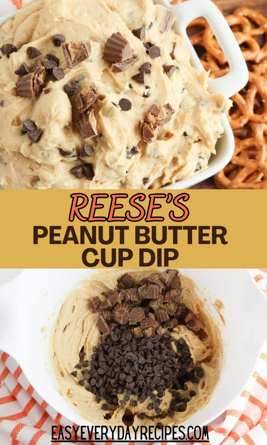 Reese's peanut butter cup dip.