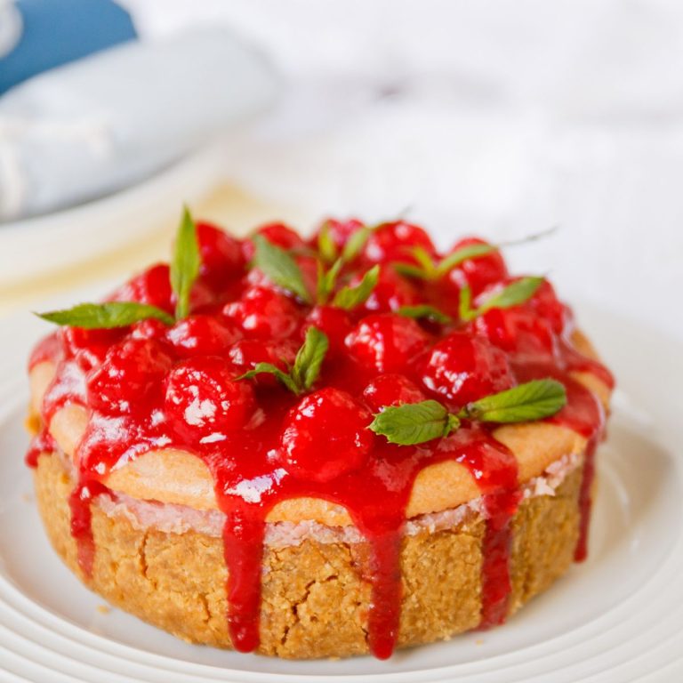 Decadent Baked Raspberry Cheesecake Recipe