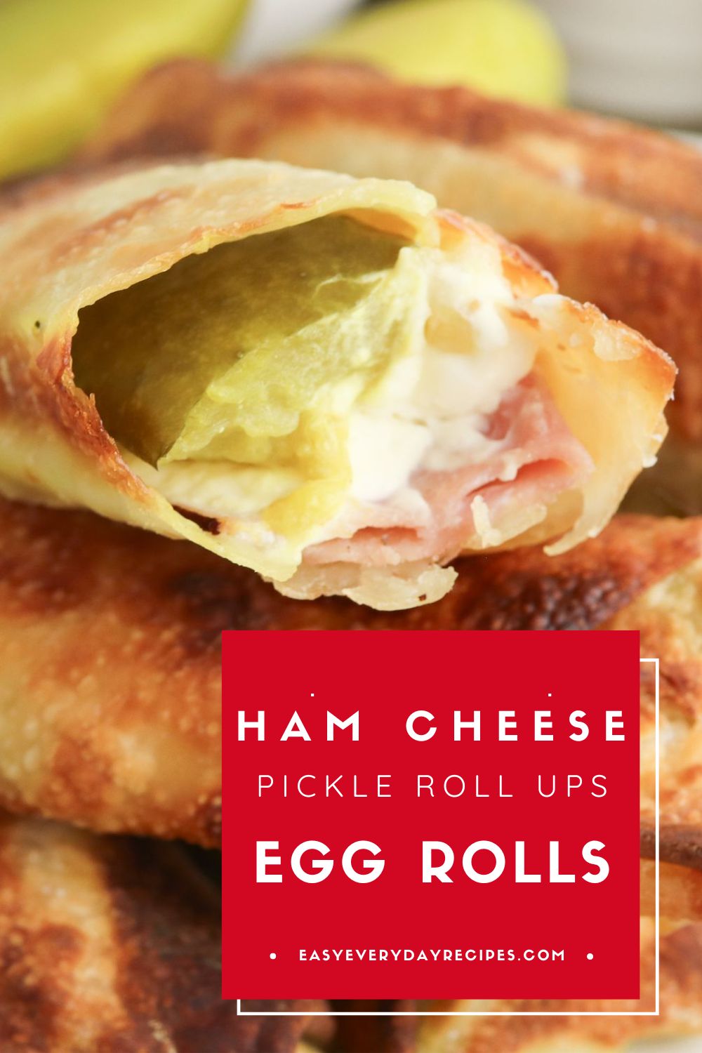 Ham Cheese Pickle Roll Ups Egg Rolls 15 Ham Cheese Pickle Roll Ups Egg Rolls pin 1