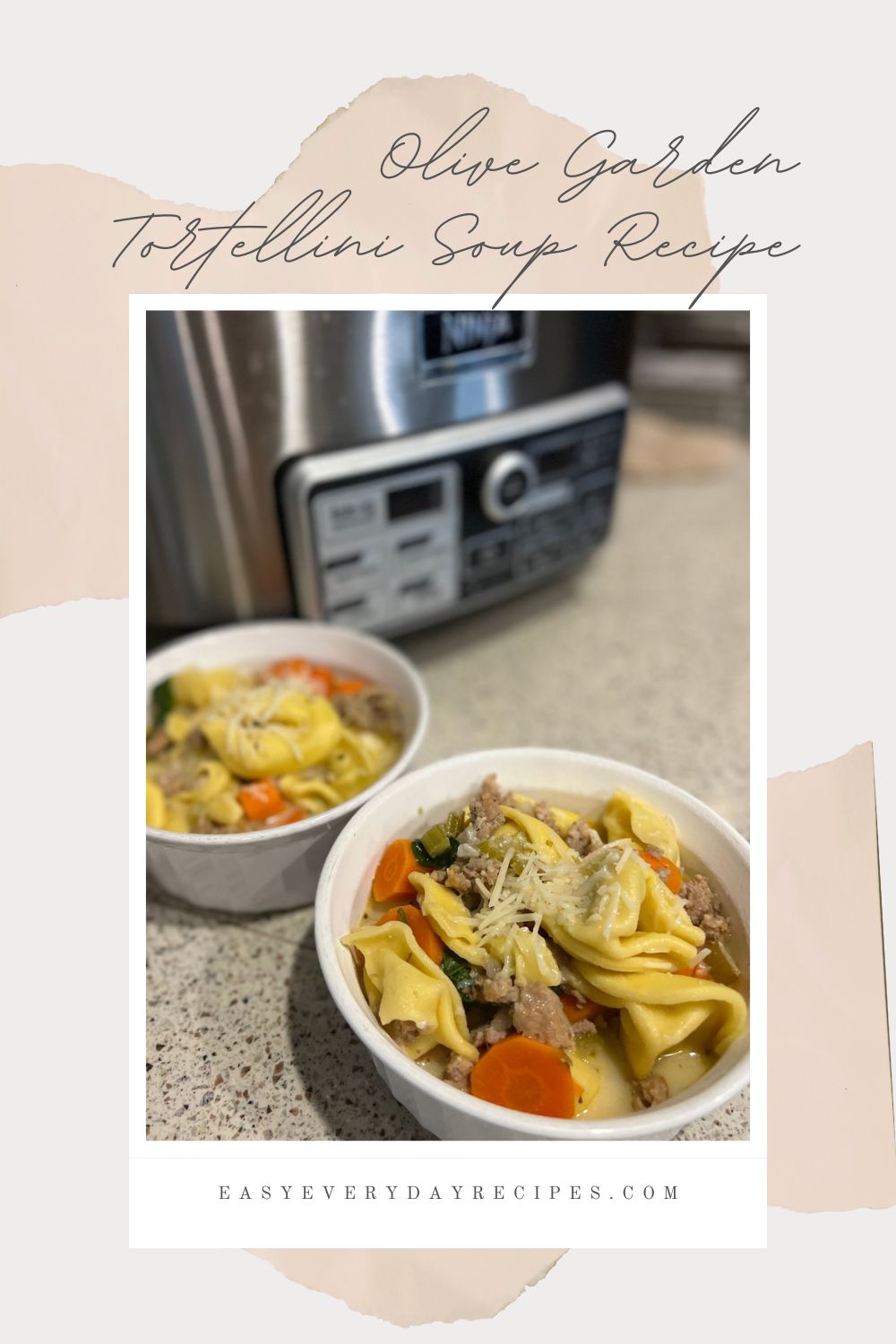 Olive Garden Tortellini Soup Recipe 16 Olive Garden Tortellini Soup Recipe pin 1