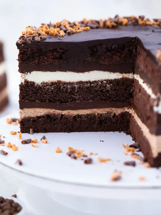 TRIPLE CHOCOLATE MOUSSE CAKE STORY
