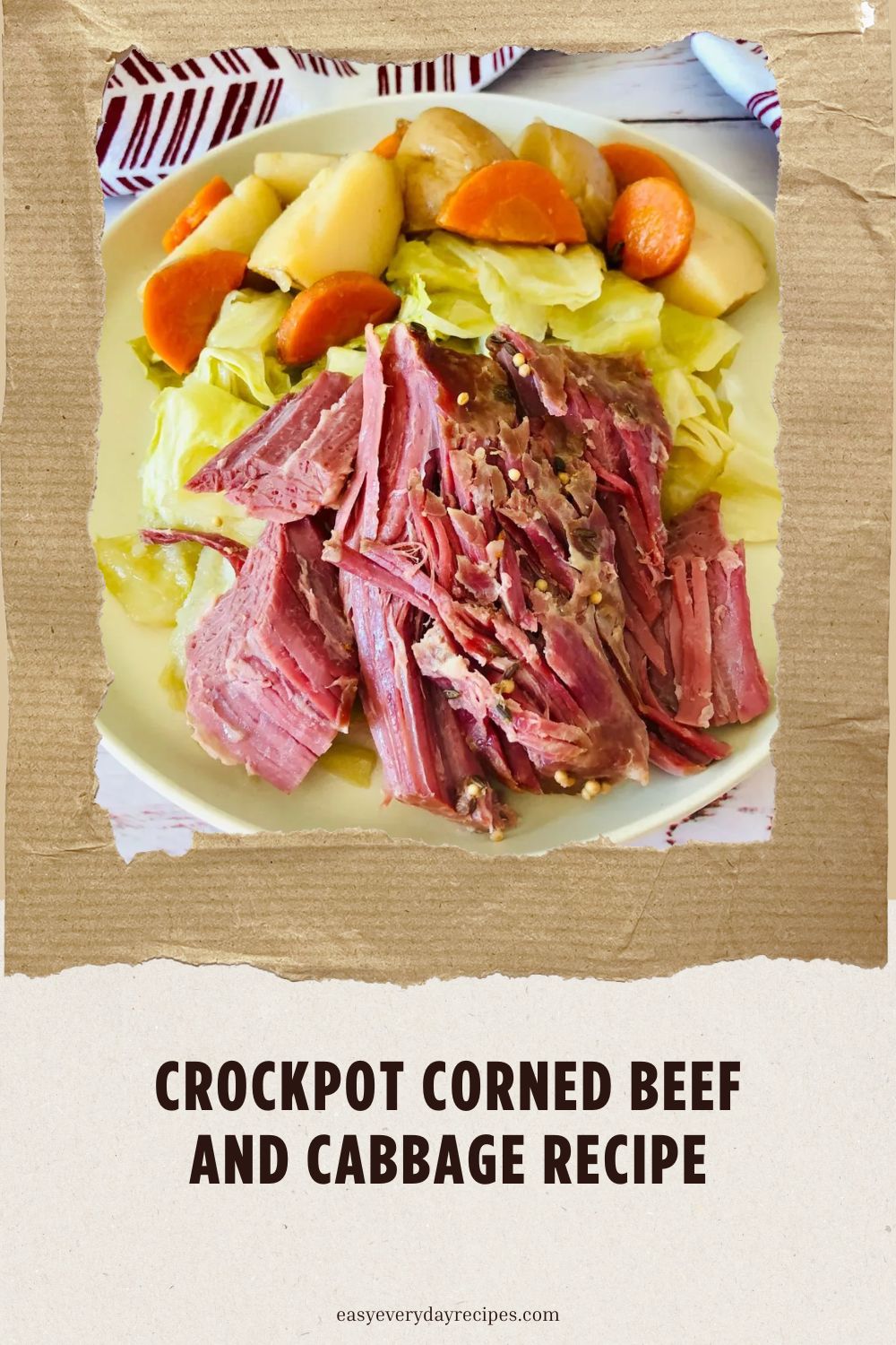 Crockpot Corned Beef and Cabbage Recipe 9 Crockpot Corned Beef and Cabbage Recipe pin 1