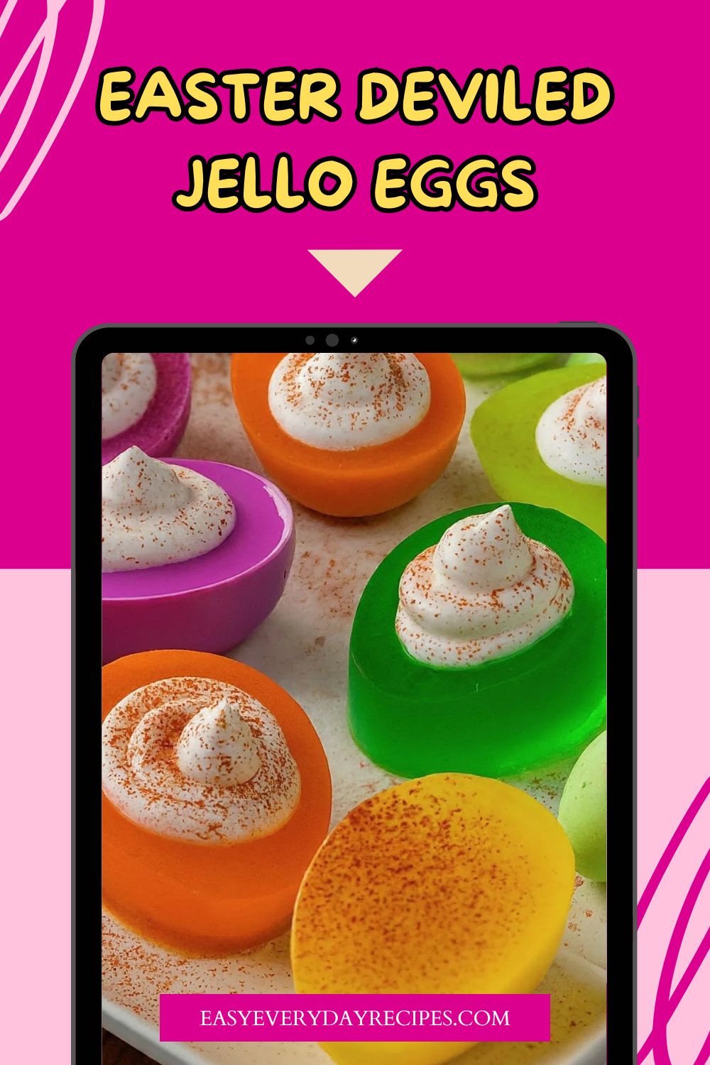 Easter Deviled Jello Eggs 7 Easter Deviled Jello Eggs pin 2