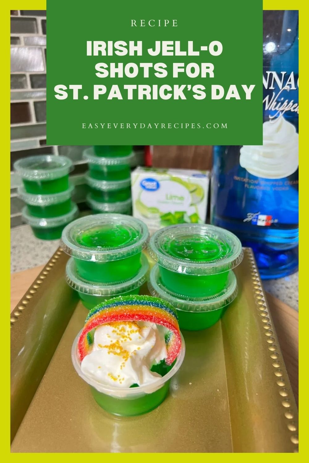 Irish Jell-O Shots for St. Patrick's Day 16 Irish Jell O Shots for St. Patricks Day pin