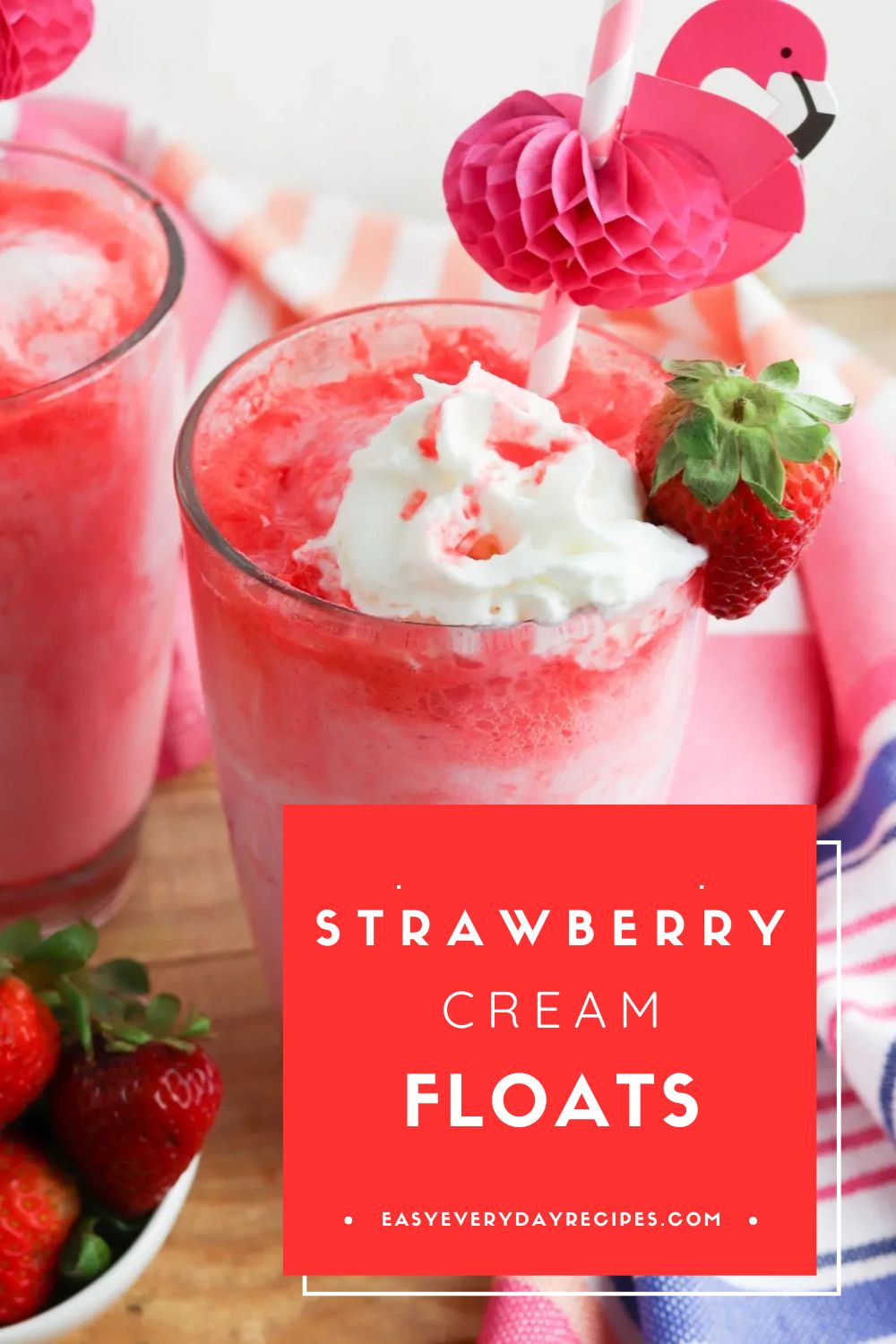 Strawberry Cream Floats 10 Strawberry Cream Floats pin