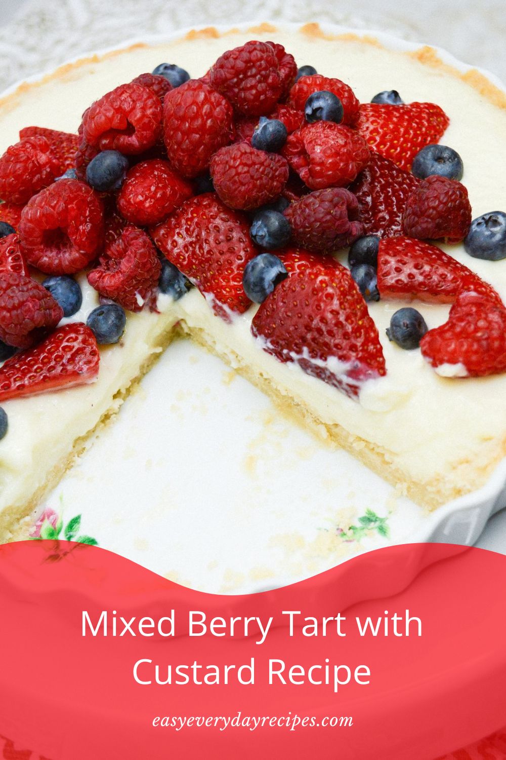 Mixed Berry Tart with Custard Recipe 20 Mixed Berry Tart with Custard Recipe pin 1
