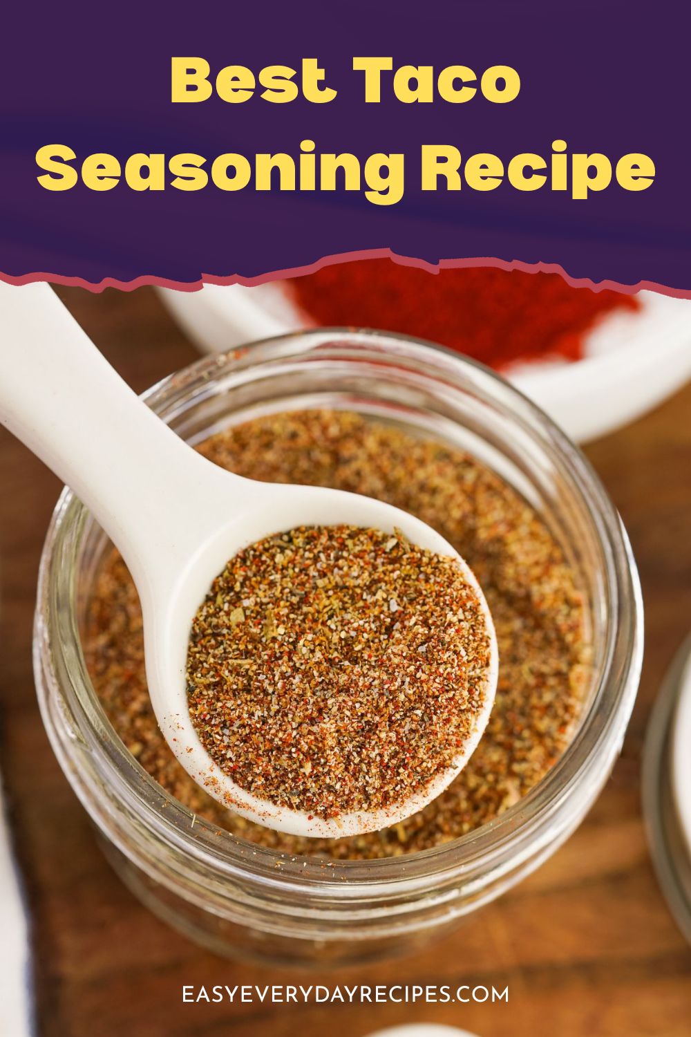 Homemade Taco Seasoning From Scratch 12 Best Taco Seasoning Recipe pin