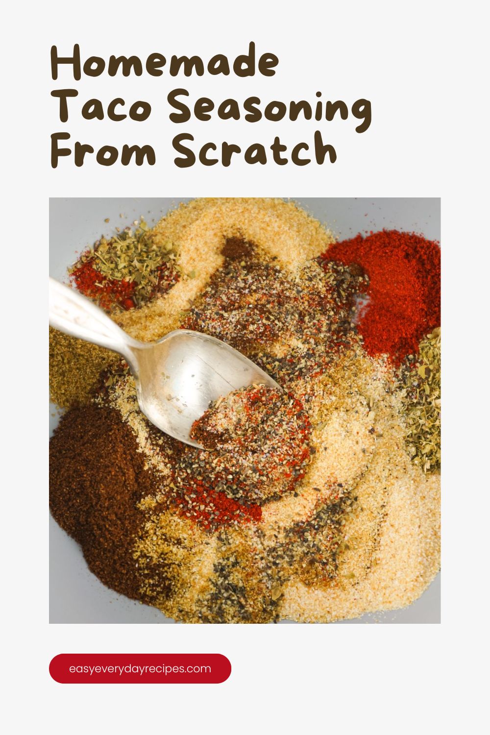 Homemade Taco Seasoning From Scratch 11 Homemade Taco Seasoning From Scratch pin 1