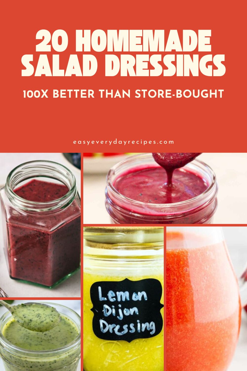 20 Homemade Salad Dressings 100x Better Than Store-Bought 22 20 Homemade Salad Dressings 100x Better Than Store Bought pin 1
