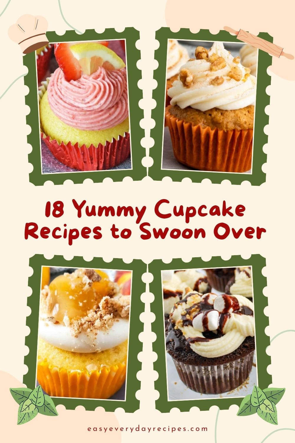 18 Yummy Cupcake Recipes to Swoon Over 24 18 Yummy Cupcake Recipes to Swoon Over pin 1