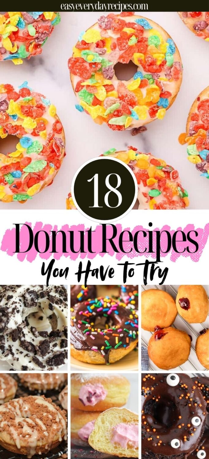 18 Yummy Donut Recipes You Have to Try 22 18 Yummy Donut Recipes You Have to Try pin 1
