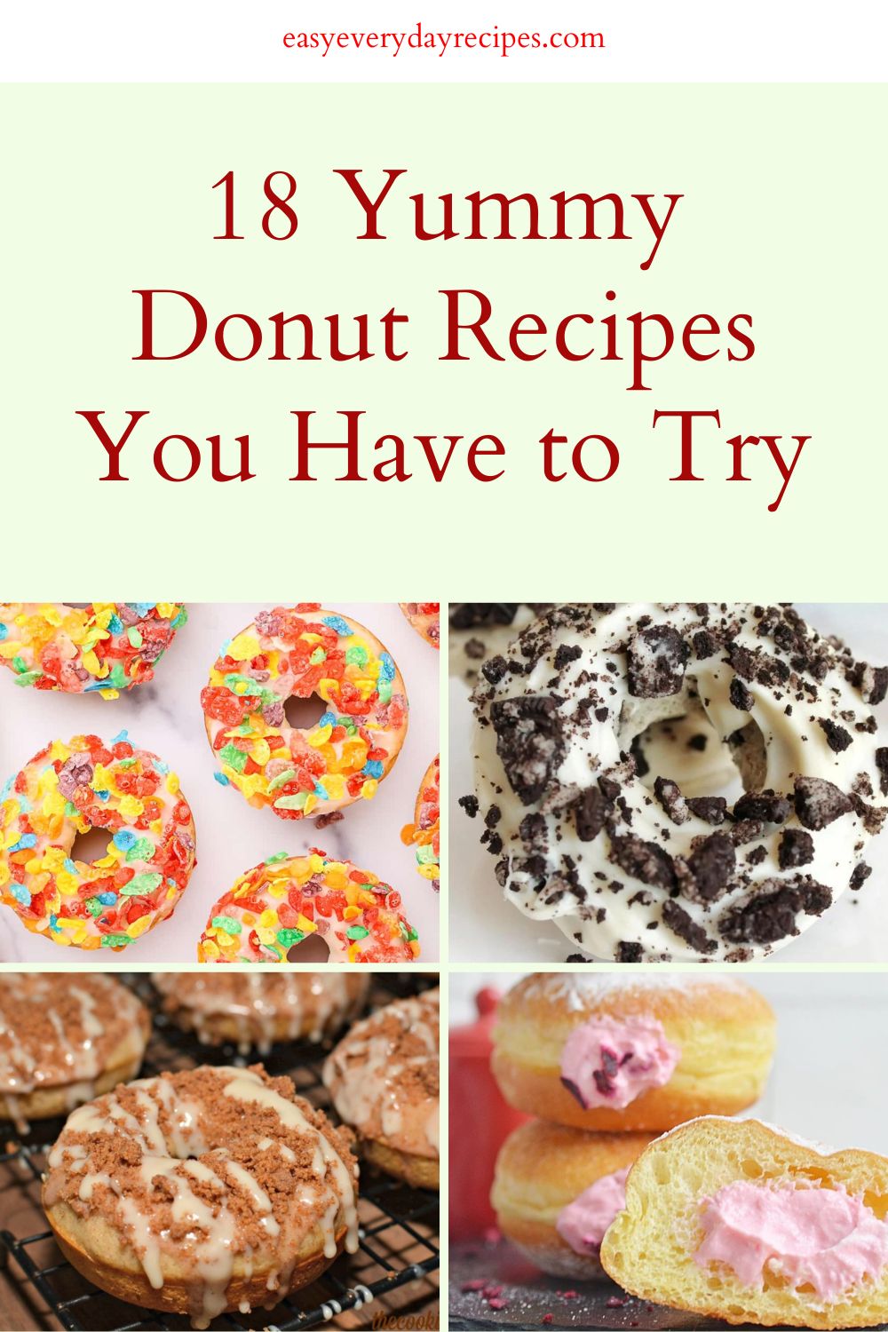 18 Yummy Donut Recipes You Have to Try 21 18 Yummy Donut Recipes You Have to Try pin