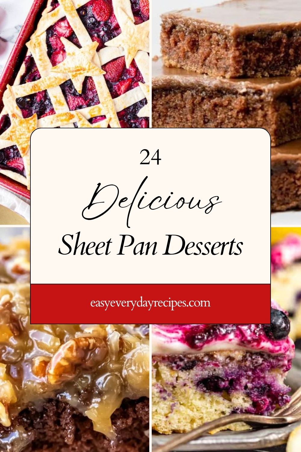 24 Delicious Sheet Pan Desserts to Enjoy Straight from the Pan 30 24 Delicious Sheet Pan Desserts pin 1