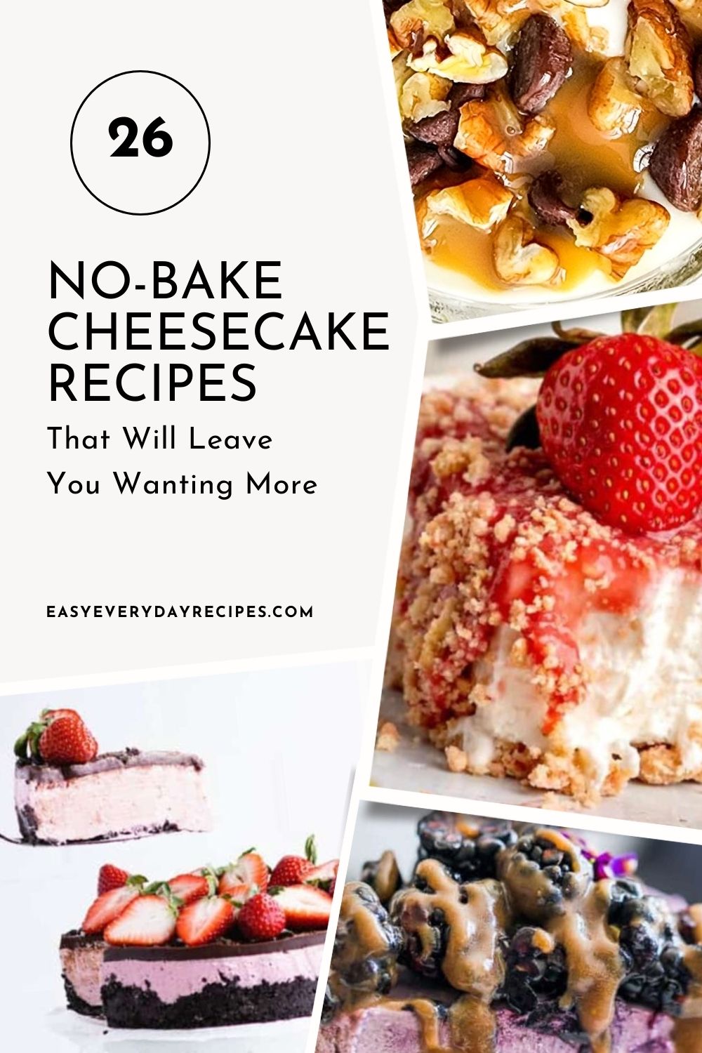 26 No-Bake Cheesecake Recipes That Will Leave You Wanting More 31 26 No Bake Cheesecake Recipes That Will Leave You Wanting More pin 1